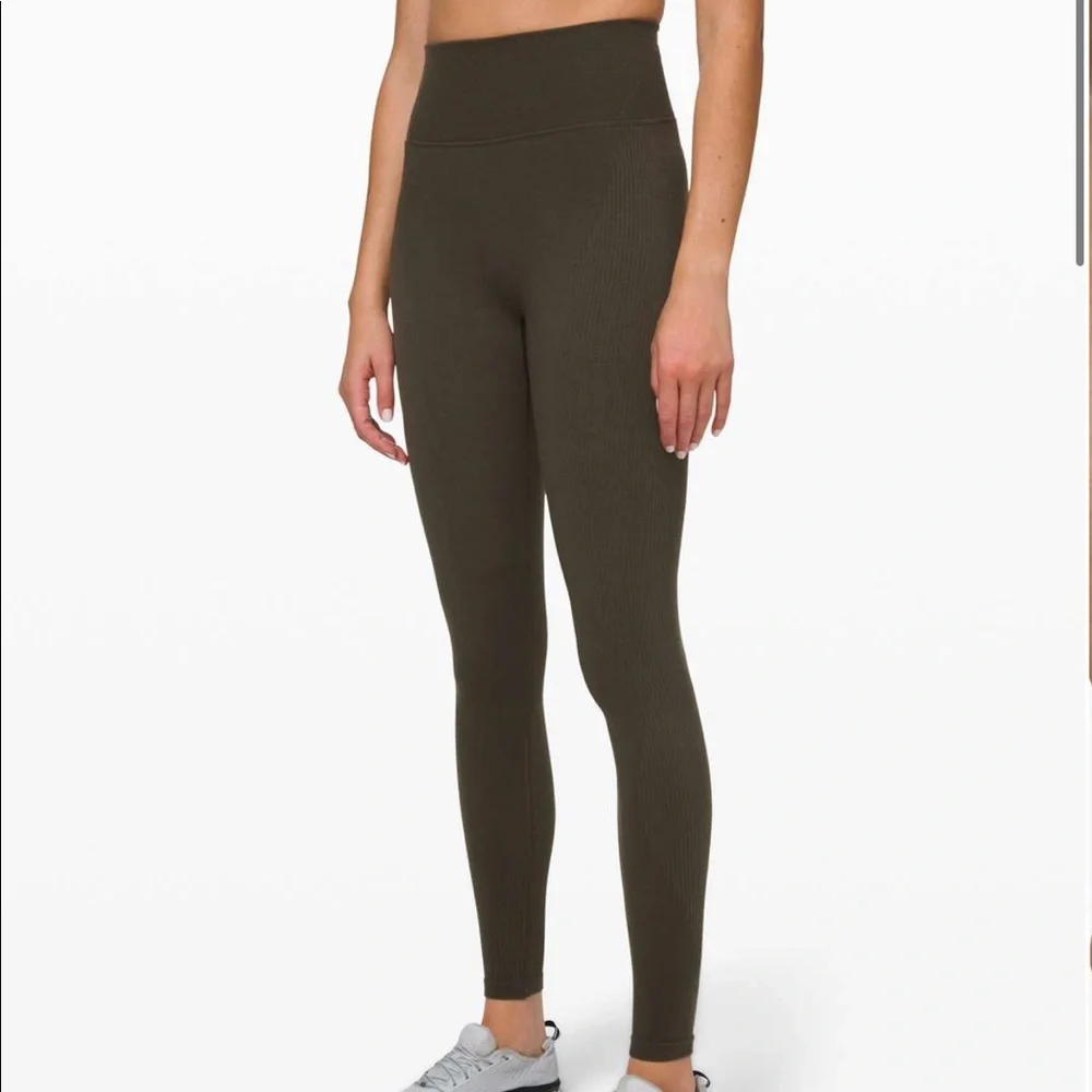 LULULEMON KEEP THE HEAT THERMAL KNIT TIGHTS 28”